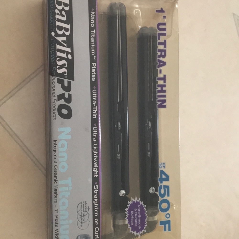 Babybliss pro flat iron duo